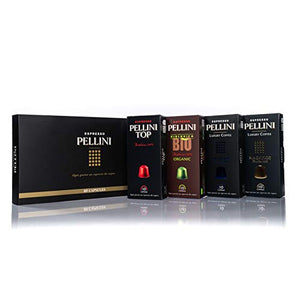 Pellini Caffè - Espresso Pellini Confezione Gift Box (mix multigusto da 40 Capsule), Compatibili Nespresso