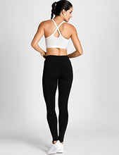 Carica l'immagine nel visualizzatore di Gallery, SYROKAN Donna Reggiseno Sportivo con Cuscinetto Rimovibile 4E, Bianco