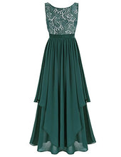 Carica l'immagine nel visualizzatore di Gallery, carinacoco Donna Elegante Vestiti da Matrimonio Pizzo Abito in M, Verde - Ilgrandebazar