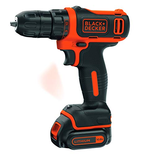 BLACK+DECKER BDCDD12-QW Trapano/avvitatore compatto 10.8V - 1.5AH 1 Batteria - Ilgrandebazar