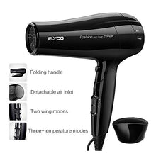 Carica l'immagine nel visualizzatore di Gallery, FLYCO Asciugacapelli FH6231EU, Motor Potente y duradero de 2000W, Secador de...