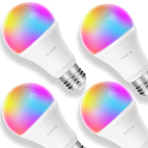 Lampadina Smart LED Multicolore Dimmerabile TECKIN E27 Compatibile Con...
