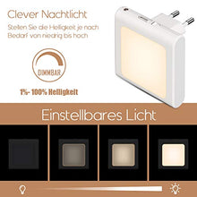 Carica l&#39;immagine nel visualizzatore di Gallery, Presa di luce notturna con sensore crepuscolare, Emotionlite 2 pezzi...