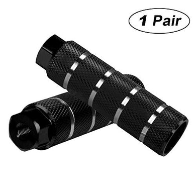 Helaryfreemear - set di 2 pezzi, pedale BMX in lega alluminio, Nero