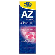 Carica l'immagine nel visualizzatore di Gallery, AZ 3DWhite Sbiancante Ultra White Dentifricio, Bianco Brillante, 75 ml
