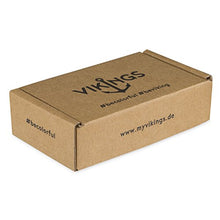Carica l&#39;immagine nel visualizzatore di Gallery, Vikings, set di 2 bracciali in nylon con ancora acciaio inox, Bianco Nero - Ilgrandebazar