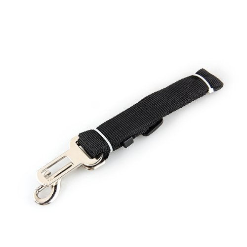 CINTURA DI SICUREZZA AUTO REGOLABILE PER CANE NERO CM 70 - Ilgrandebazar