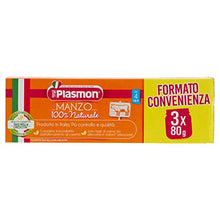Carica l&#39;immagine nel visualizzatore di Gallery, Plasmon Omogeneizzato di Carne Manzo – 24x80g