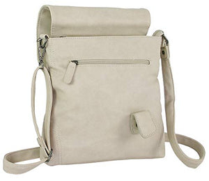 Borsa a tracolla effetto usato, Bag Street Naturale