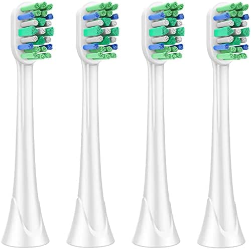 4 Testine di Ricambio compatibili per Philips Sonicare Spazzolino da Denti