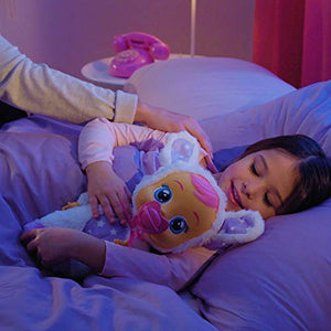 Cry Babies Magic TearsGood Night Coney, Bambola morbida interattiva piagnucolosa con Luce Notturna e Melodie rilassanti che aiuta a dormire, Giocattolo per bambini +2 Anni