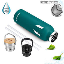 Carica l&#39;immagine nel visualizzatore di Gallery, Super Sparrow Bottiglia - Borraccia Termica Acqua in 750ml-25oz, Verde Scuro