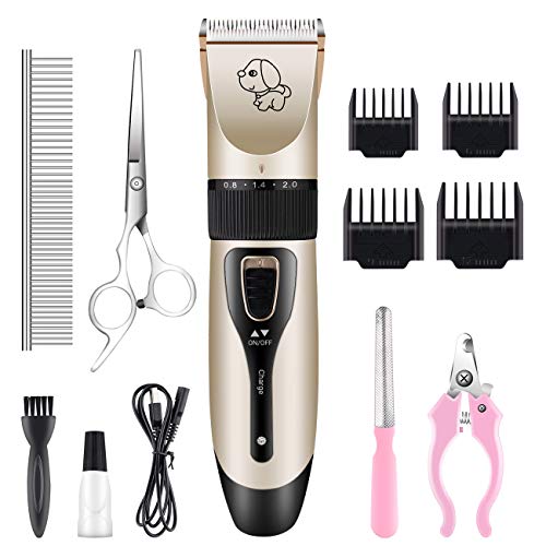 Happy & Polly Kit Tosatrice Professionale per Cani Tagliacapelli Elettrico...