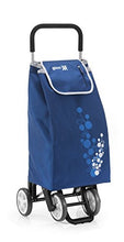 Carica l&#39;immagine nel visualizzatore di Gallery, Gimi Twin Carrello Portaspesa 4 Ruote, Portata 30 kg, Richiudibile, Blu