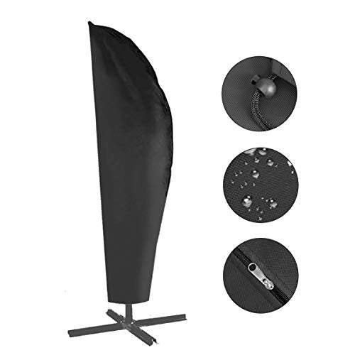 Herefun Copertura per ombrellone, 265CM 420D Telo Copri ombrellone per...