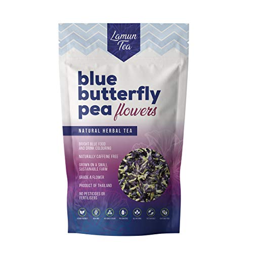 Blue Butterfly Pea Flowers (Clitoria Ternatea/Anchan) - Magic Colour...