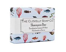 Carica l&#39;immagine nel visualizzatore di Gallery, Clovelly Soap Co. Saponetta shampoo con eucalipto, menta e limone, naturale,...