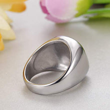 Carica l&#39;immagine nel visualizzatore di Gallery, sailimue Anelli in Acciaio Inox per Gli Uomini Biker Matrimonio Engagement...