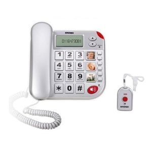 BRONDI Telefono SalvaLaVita per Anziani con Telecomando Telesalvalavita SOS... - Ilgrandebazar