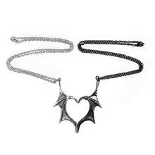 Carica l&#39;immagine nel visualizzatore di Gallery, Alchemy Gothic Darkling Heart Pendenti di amicizia - Ilgrandebazar