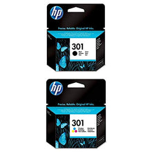 Carica l&#39;immagine nel visualizzatore di Gallery, HP 301 CH561EE Cartuccia Originale, Pacco din 2