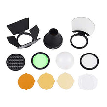 Carica l&#39;immagine nel visualizzatore di Gallery, Godox AK-R1 Dome Diffusore Kit di Accessori per V1 Flash Anello...