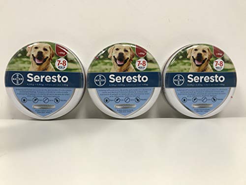 3 confezioni Collare Seresto di Bayer per cani oltre 8 Kg antipulci e zecche... - Ilgrandebazar