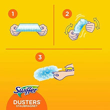 Carica l'immagine nel visualizzatore di Gallery, Swiffer Duster Starter Kit Piumino Catturapolvere Più Ricambi, 1 Manico e 15 Piumini, Catturano e Intrappolano Fino a 3 Volte Più Polvere e Pel Rispetto a un Piumino Tradizionale