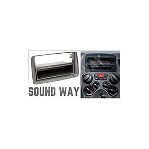 Sound Way Kit Montaggio autoradio Adattatore 1 DIN per Fiat Panda 2002-2012... - Ilgrandebazar