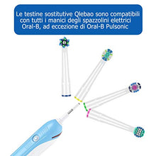 Carica l&#39;immagine nel visualizzatore di Gallery, Qlebao testine oral b compatibile con Braun b ricambi spazzolini...