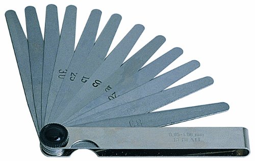 Metrica 35101 Spessimetro 13 Lame, 100 mm - Ilgrandebazar
