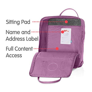 FJÄLLRÄVEN Kånken - Zaino Unisex, 38 x 38 x 27 x 13 cm, 16 L, Viola (Orchid)