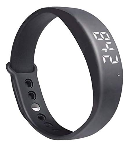 Deaco - Orologio vibrante con 7 allarmi, ricaricabile, USB, per affetti Nero - Ilgrandebazar