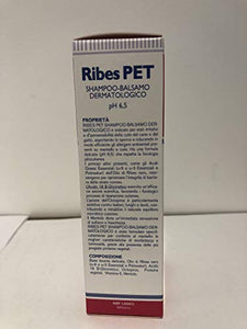 RIBES PET SHAMPOO BALSAMO 200 ml - Contro le allergie e il prurito per cane...