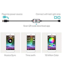 Carica l&#39;immagine nel visualizzatore di Gallery, Strisce LED USB, retroilluminazione TV, con controllo da APP fino a 11,5...