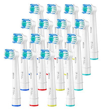 Carica l&#39;immagine nel visualizzatore di Gallery, Milos Testine Oral B di Ricambio Morbide Compatibili con Spazzolino Elettrico, Confezione da 16 - per Adulti