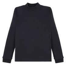 Carica l&#39;immagine nel visualizzatore di Gallery, Ellepi 1 Pezzo Maglia Lupetto Bambino Bambina Manica Lunga CE7596 Caldo Cotone. Nero 3 Anni