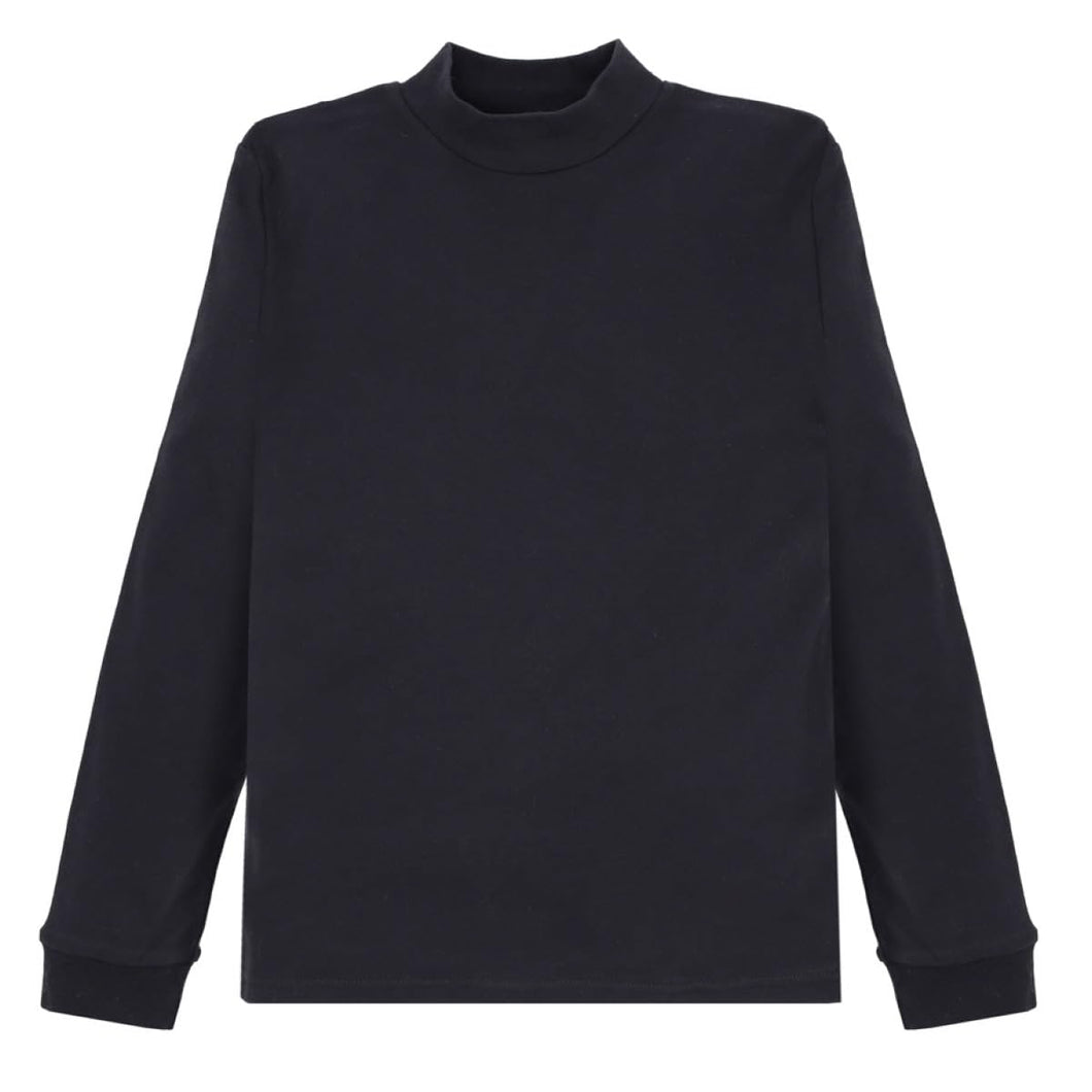 Ellepi 1 Pezzo Maglia Lupetto Bambino Bambina Manica Lunga CE7596 Caldo Cotone. Nero 3 Anni