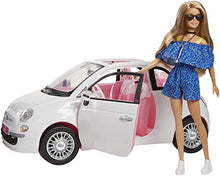 Carica l&#39;immagine nel visualizzatore di Gallery, Barbie FVR07 Bambola con Fiat 500, Macchina Dettagli Realistici,... - Ilgrandebazar