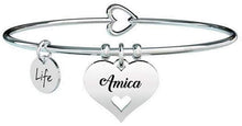 Carica l&#39;immagine nel visualizzatore di Gallery, Cuore Amica, Unica, Argento