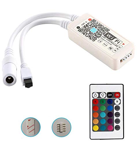 WiFi RGB Controller per strisce luminose a LED, Wifi Rgb + Remote - Ilgrandebazar