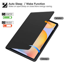 Carica l'immagine nel visualizzatore di Gallery, ZtotopCase Custodia per Samsung Galaxy Tab S6 Lite, Cover Magnetica Nero