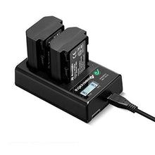 Carica l&#39;immagine nel visualizzatore di Gallery, NP-FZ100 - Batteria Powerextra aggiornata, confezione da 2 batterie di...