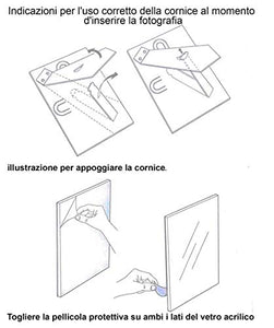 Cornici Celeste per foto in legno con la scritta Nonno TVB e decorata con...
