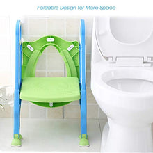 Carica l&#39;immagine nel visualizzatore di Gallery, ADOVEL Riduttore WC per Bambini Ergonomico Con Schienale Alto, Baby training...