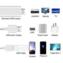 Carica l'immagine nel visualizzatore di Gallery, Phone a HDMI, AMANKA Full HD 1080P Mirroring Cavo Adattatore ad a HDMI
