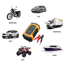 Carica l'immagine nel visualizzatore di Gallery, Kecheer Caricabatteria Auto Moto 12V,Caricabatterie per Auto,mantenitore di...