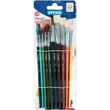 Carica l&#39;immagine nel visualizzatore di Gallery, Stylex - 2051203 - Set di pennelli a Scuola - 10 Pezzi Pinsel