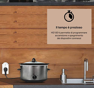 TP-Link Presa Wi-Fi HS100, Smart Plug Compatibile con Alexa e Google Home,...