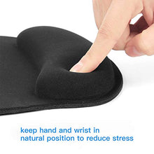 Carica l'immagine nel visualizzatore di Gallery, aovowog Tappetino Mouse con Poggiapolsi al Gel, Pad Ergonomico Base in...